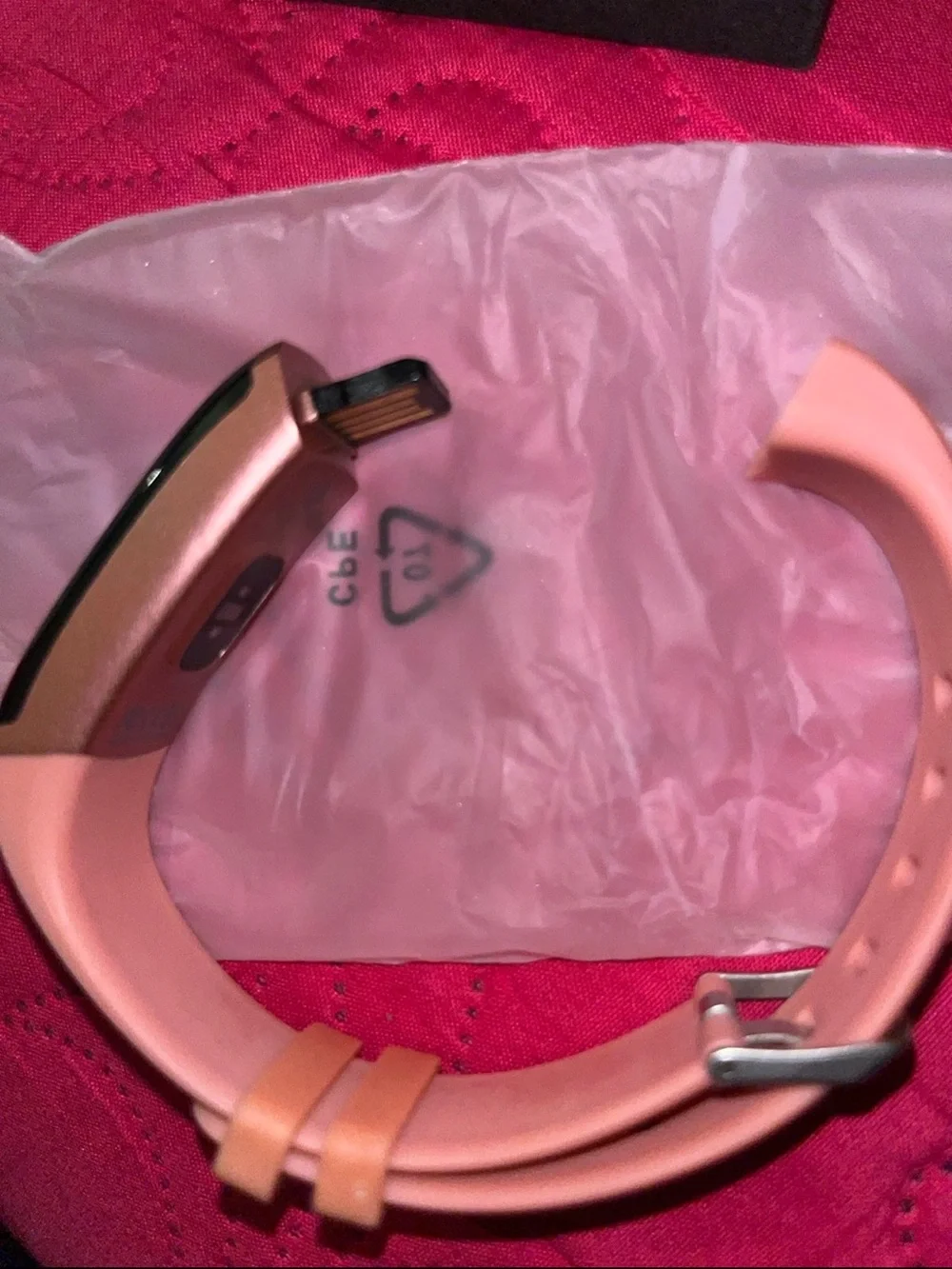 Rose Gold Smart Watch Bracelet Fitness Tracker - Unbranded